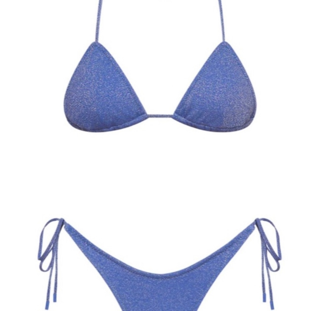 Triangl dark blue sparkle bikini